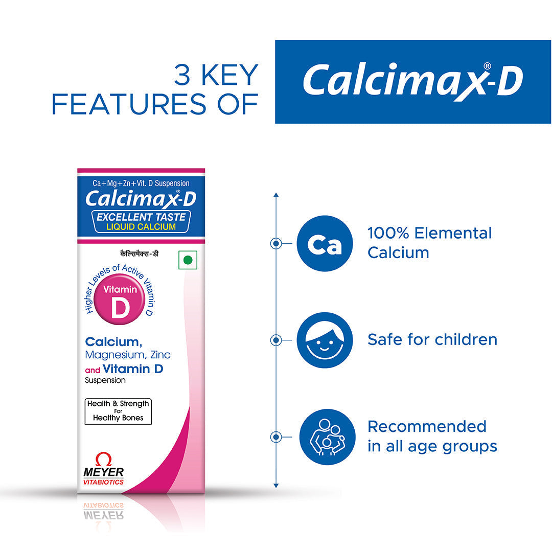 Vitabiotics Calcimax D Liquid Calcium - 200 ml