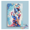 Eazy Arts Melodious Bliss Krishna Playing Flute Paint by Numbers Kit