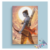 Eazy Arts Divine Warrior Lord Rama in Majestic Valor Paint by Numbers Kit
