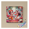 Eazy Arts Joyful Holi Play Krishna and Radha's Celebration Paint by Numbers Kit