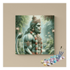 Eazy Arts Divine Strength Lord Hanuman Paint by Numbers Kit