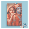 Eazy Arts Radha Krishna Divine Love Paint by Numbers Kit