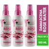 Bliss of Earth Damascena Rose Water Combo (Pack of 3X100ml)