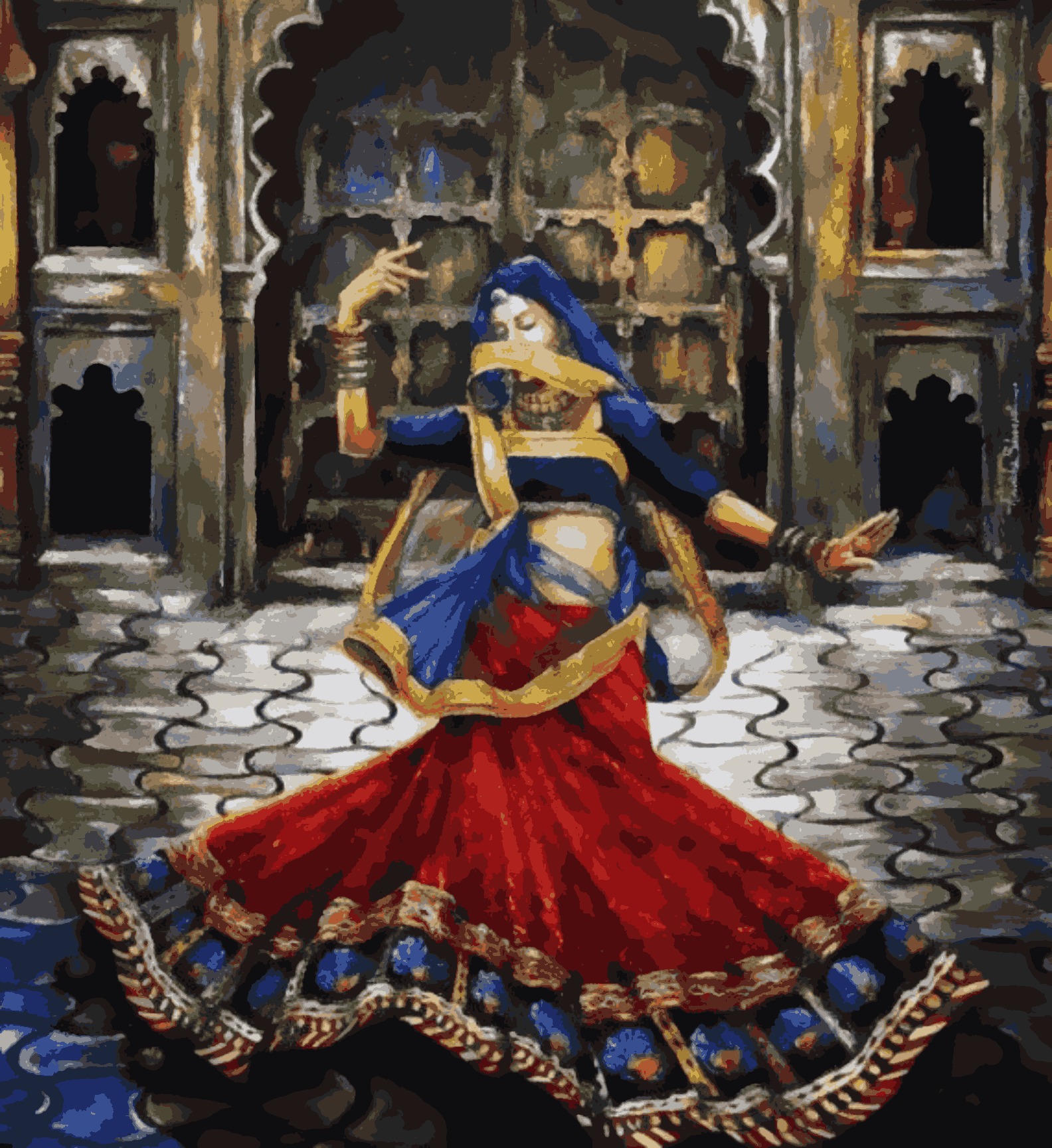 Rajasthani Nrutya Painting
