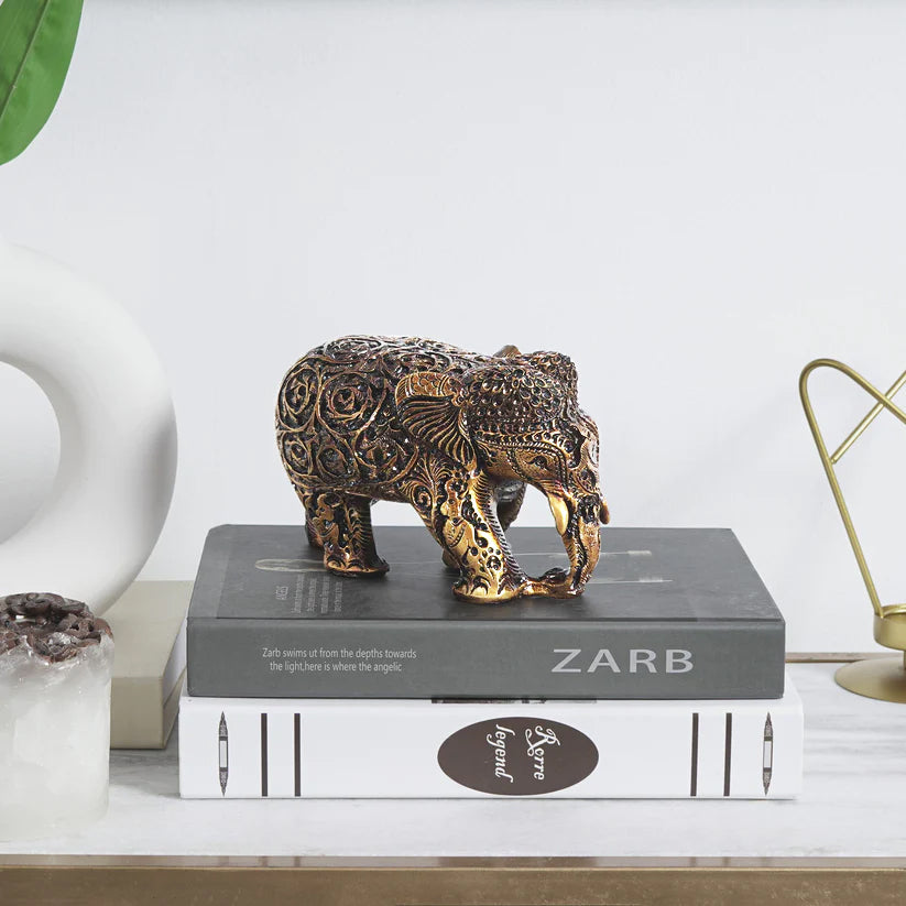 Artarium Hand Crafted Resin Elephant Idol