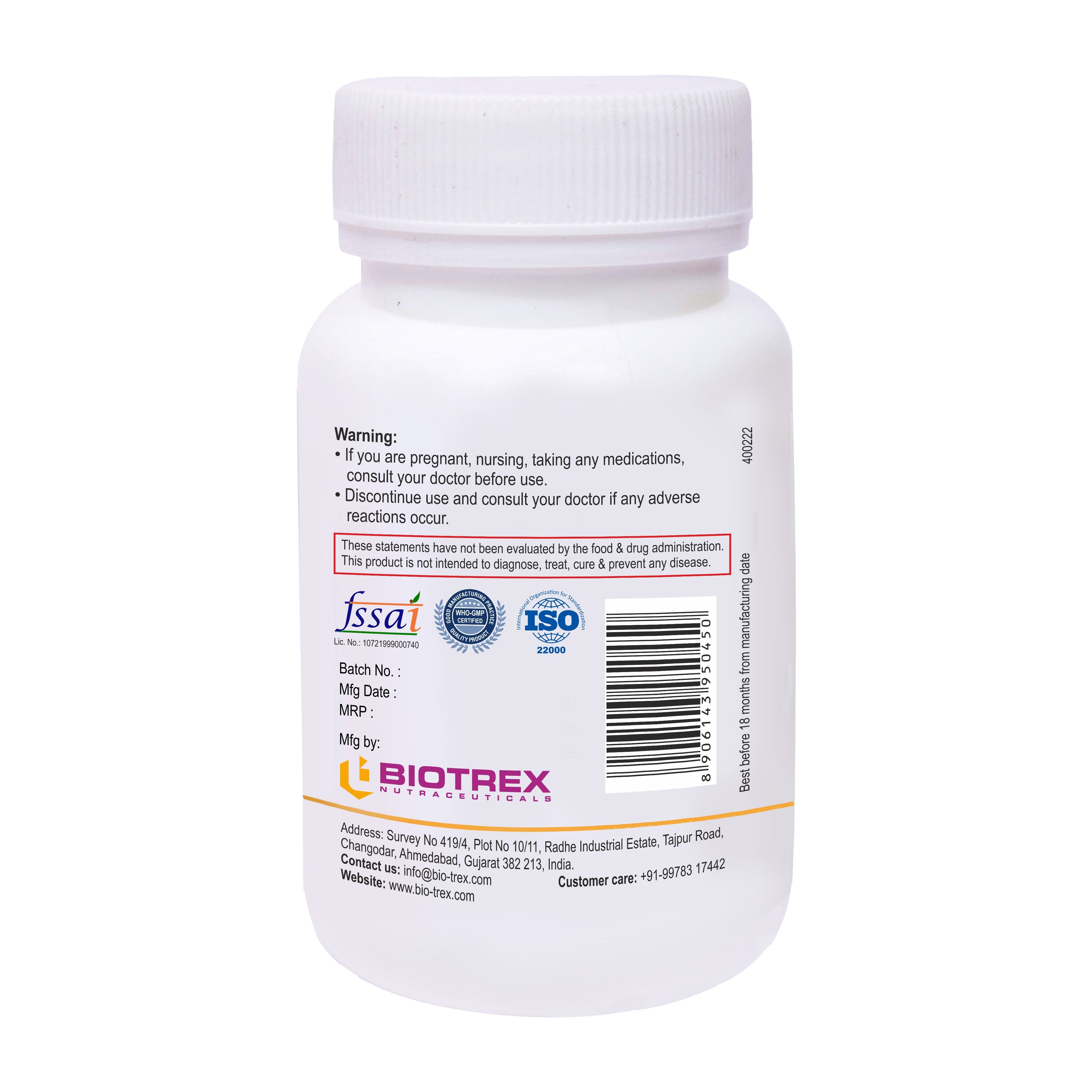 Biotrex Resveratol Grapeseed Redwine - 60 tabs