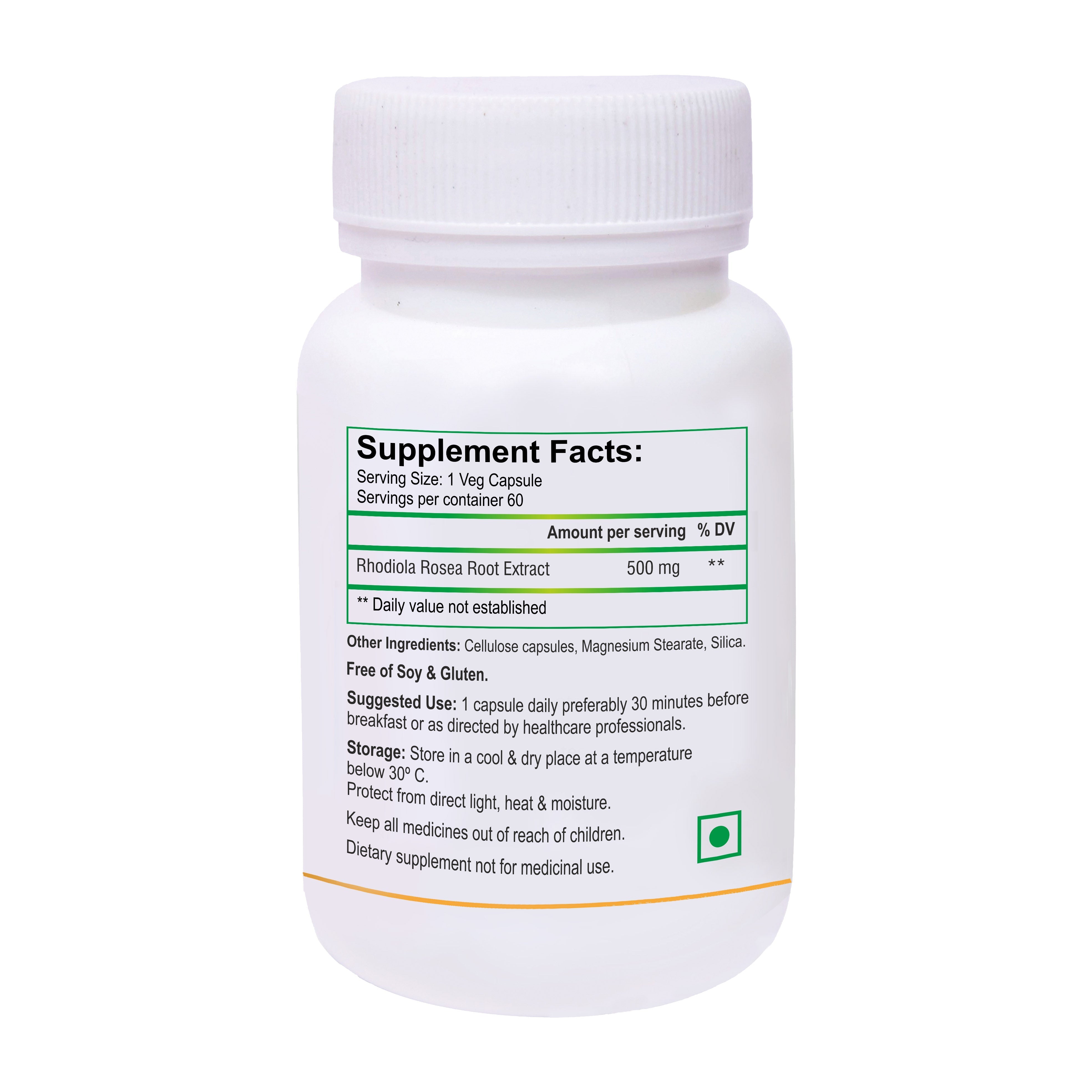 Biotrex Rhodiola 500mg - 60 tabs