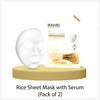Dr.rashel Rice Sheet Mask with Serum (pack of 2)