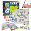 The Brainy Bear Store 4 In 1 Canvas Set - Robot