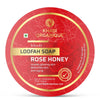 Khadiorganique Rose Honey Loofah Soap - 125 gms
