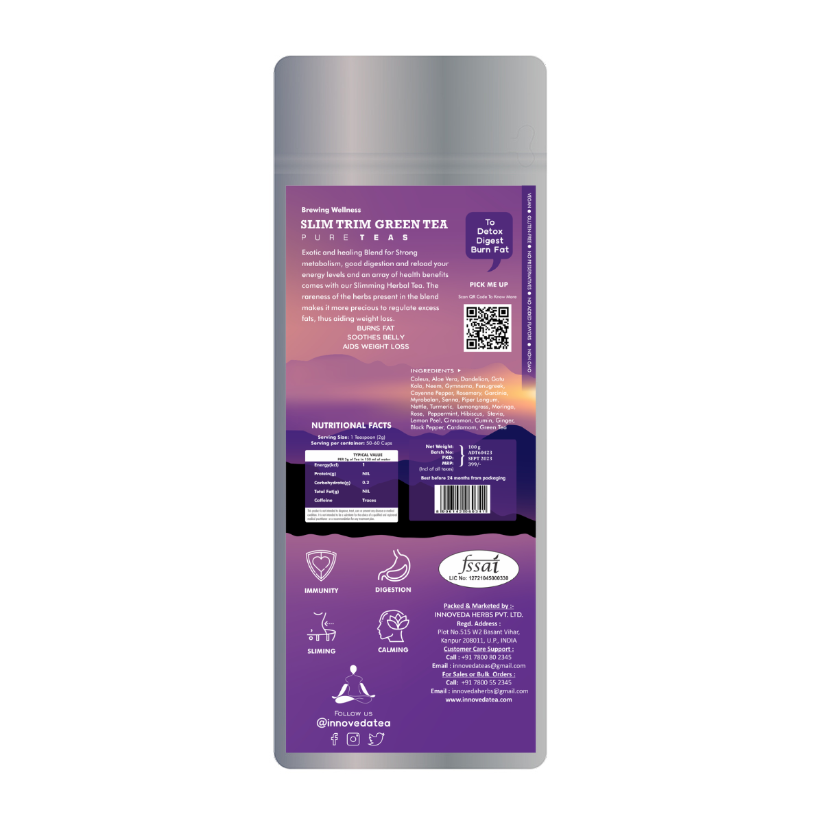 Innoveda Slim Trim Green Tea