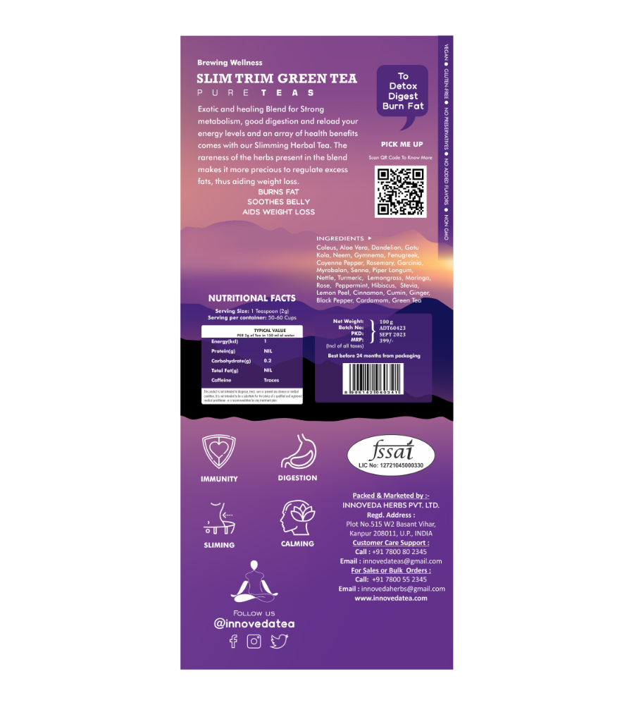 Innoveda Slim Trim Green Tea