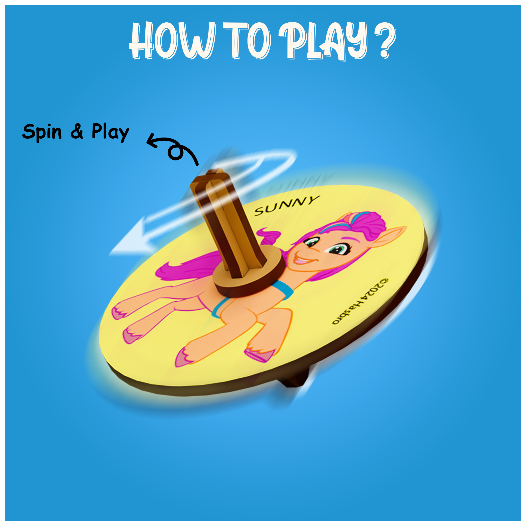 My Little Pony DIY Spinning Tops (2 Packs) - Learn Balance & Motion