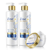 Dove Beautiful Curls Shampoo (380ml), Conditioner (380ml) & Hair Mask (300ml) - Combo Pack