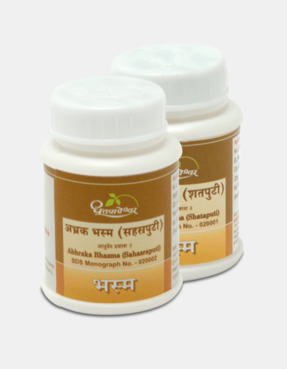 Dhootapapeshwar Abhraka Bhasma(sahasraputi) - 1 gm
