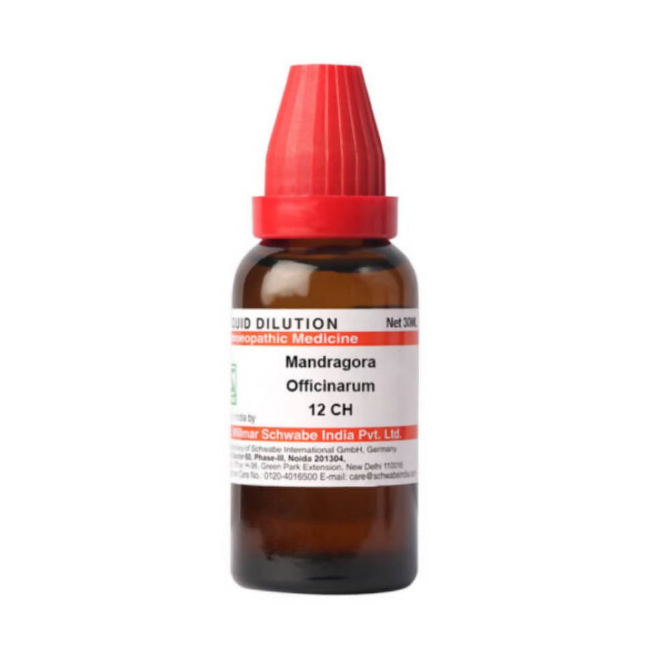 dr. willmar schwabe india mandragora officinarum dilution