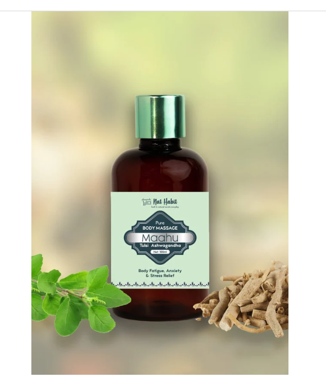 Nat Habit Pure Tulsi Ashwagandha Maahu