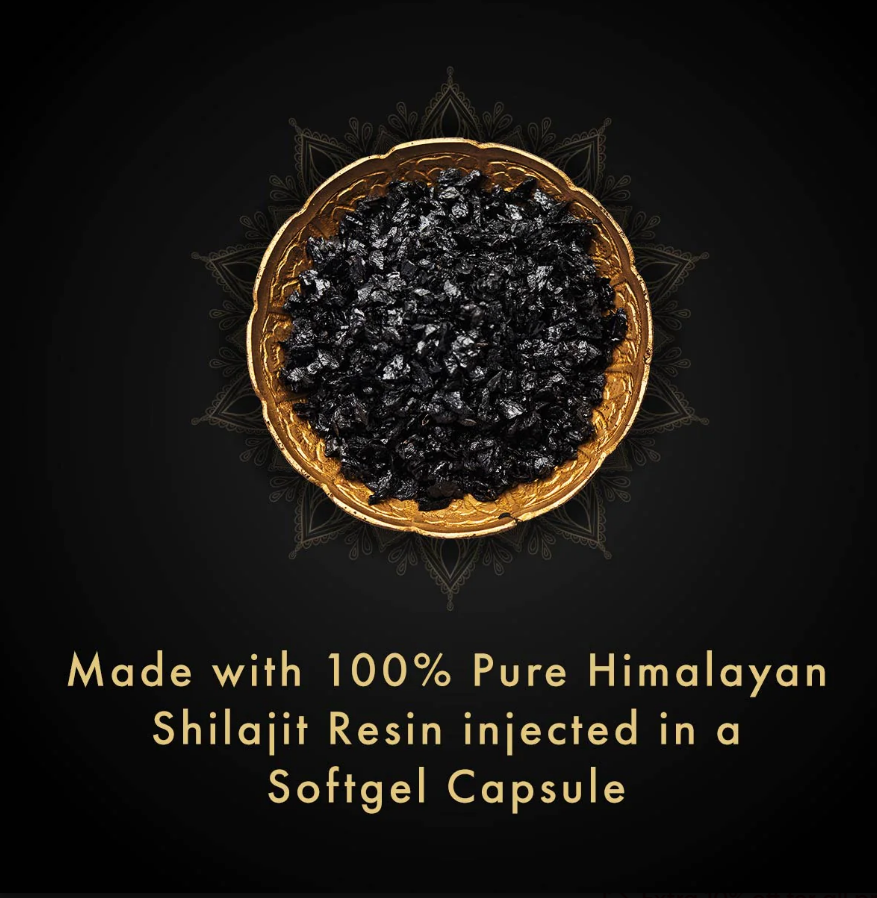 Dr. Vaidya's Shilajit Resin Softgel Capsules - 30 Cap