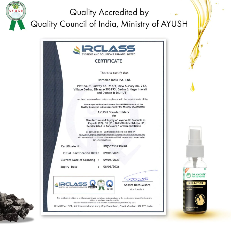 Dr. Vaidya's Shilajit Oil - 25ml
