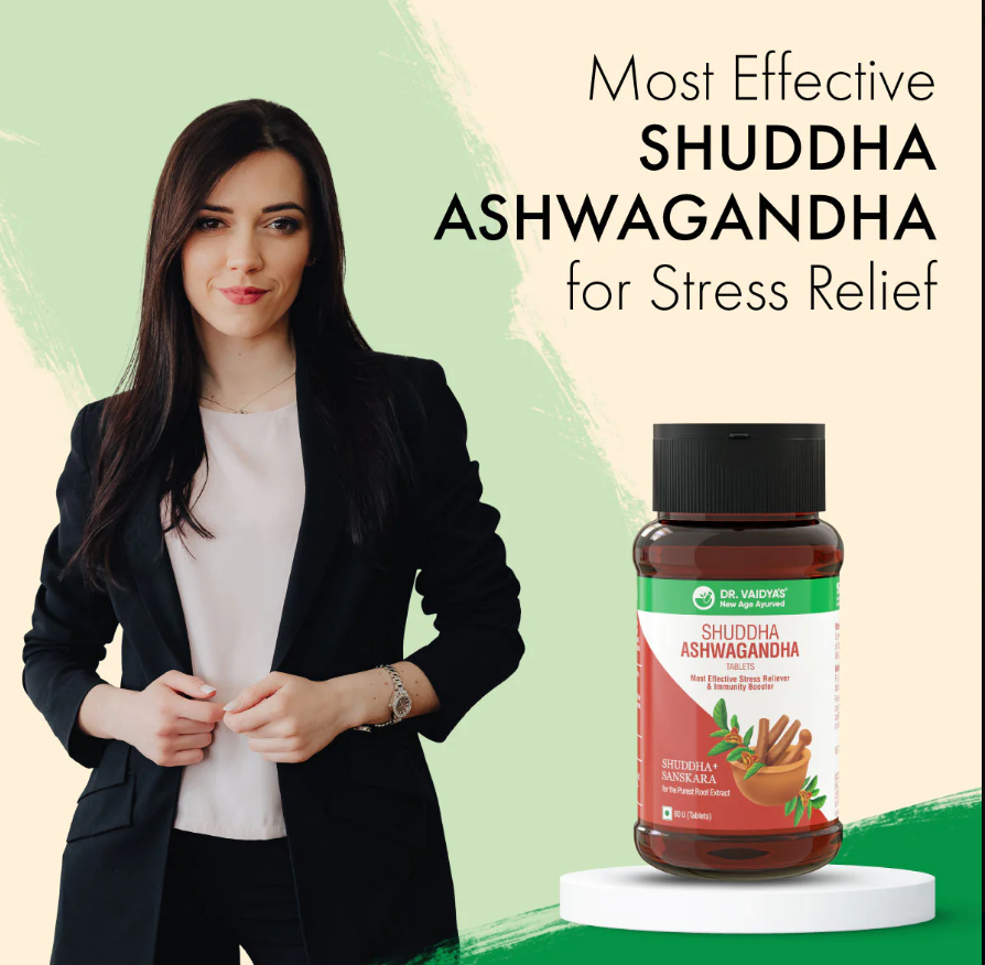 Dr. Vaidya's Shuddha Ashwagandha - 60 Tab
