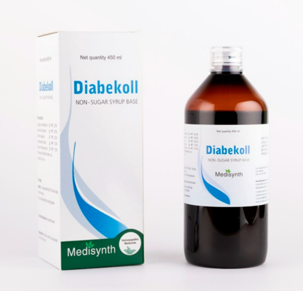Medisynth Diabekoll Non-Sugar Syrup - 450ml