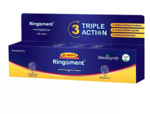 Medisynth Ringoment Anti-Fungal Cream - 20gm