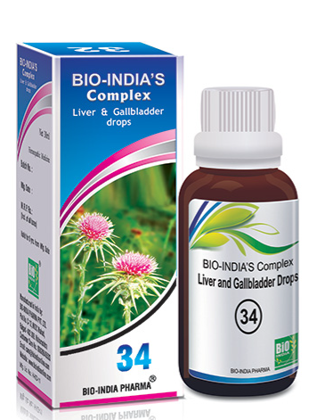 Bio India Complex 34 Liver And Gallbladder Drop - 30 ml