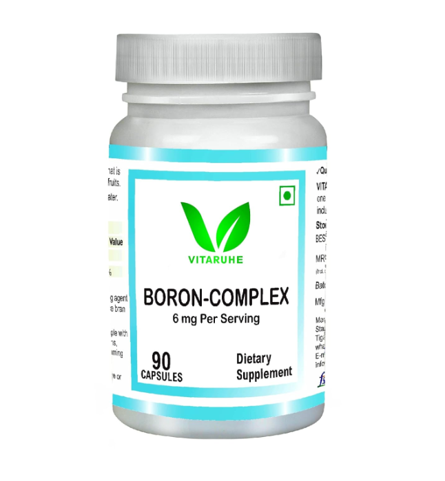 Vitaruhe Triple Boron Complex 6 Mg Supplement - 90 Capsules