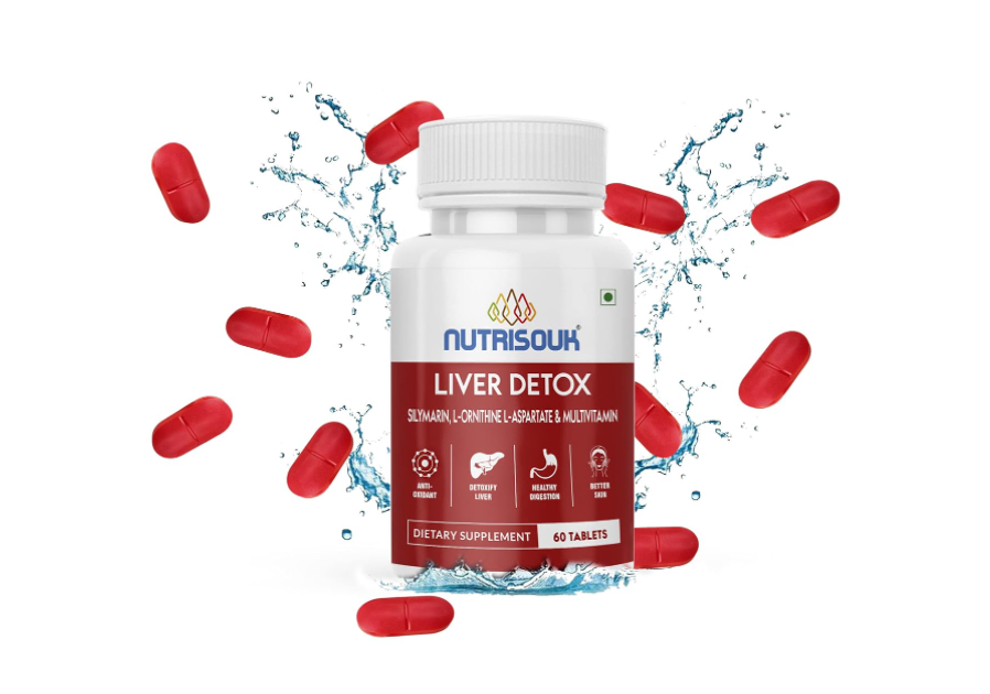 Nutrisouk Liver Detox With Silymarin L-ornithine - 60 Tabs