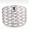 USHA SHRIRAM Stainless Steel Idli Maker 5 Round Plates Removable Bakelite Handle