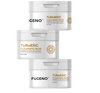 Fugeno - Turmeric Cleansing Pads, 40 Pads, with Kojic Acid and Retinol, Quick Cleansing, Skin Brightening and Anti-Ageing