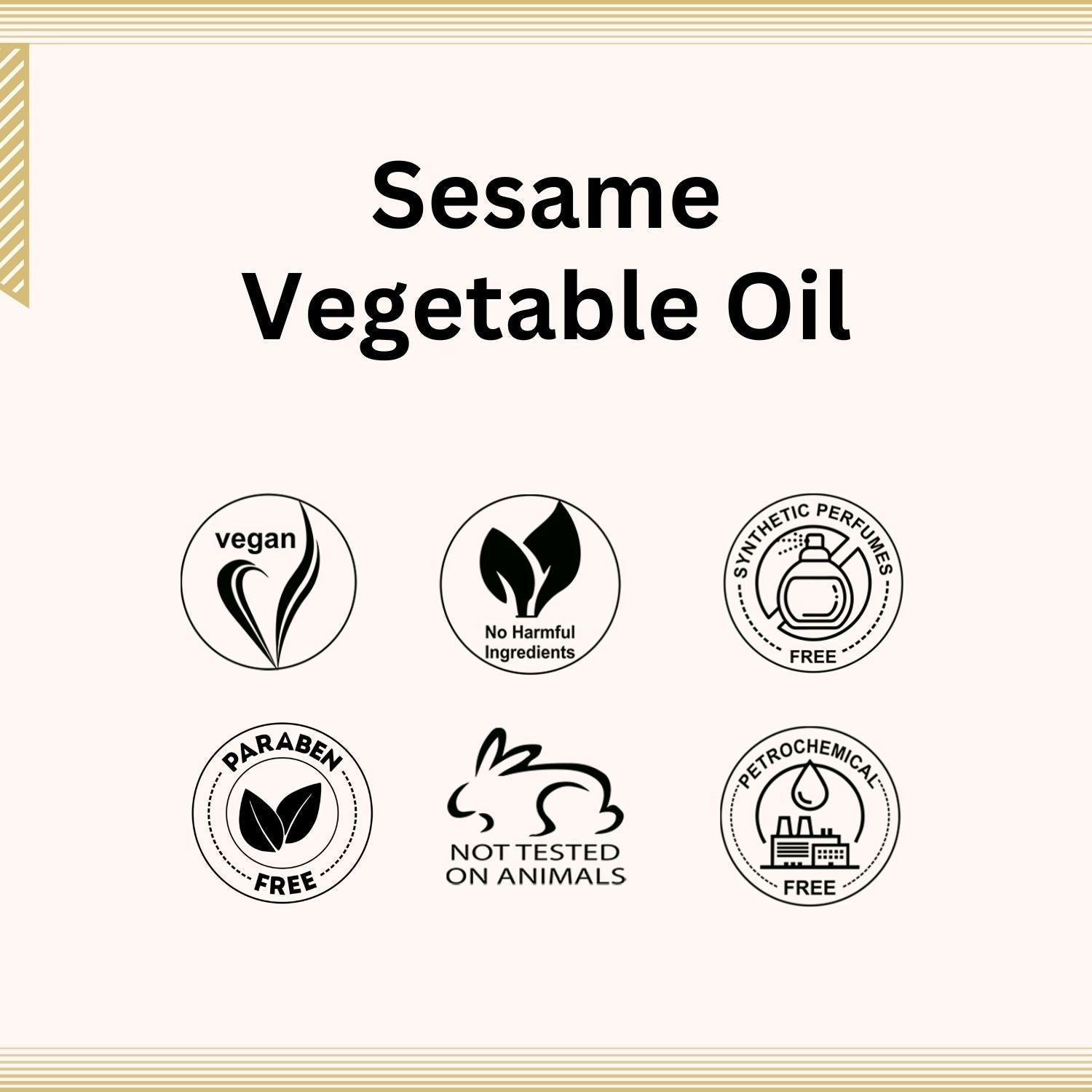 Aroma Treasures Sesame Vegetable Oil - 200 ml