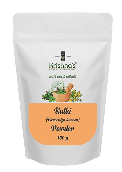 Krishna's Herbal & Ayurveda Kutki Powder - 100 gms
