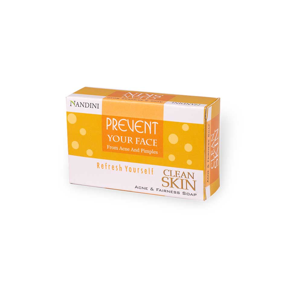 Nandini Herbal Clean Skin Soap - 75gm - Pack of 12