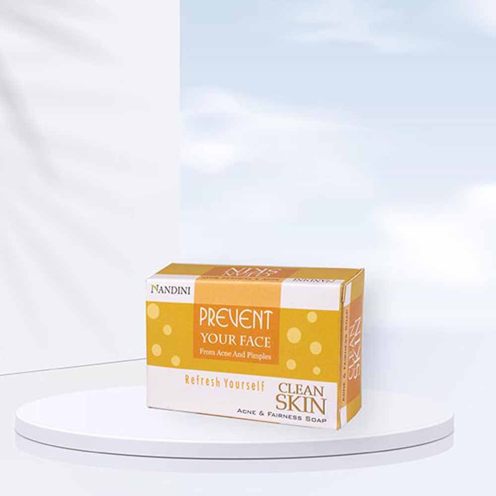 Nandini Herbal Clean Skin Soap - 75gm - Pack of 12