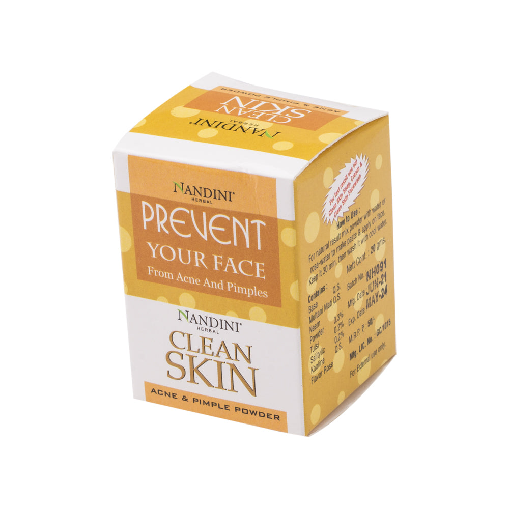 Nandini Herbal Clean Skin Powder - 20gm