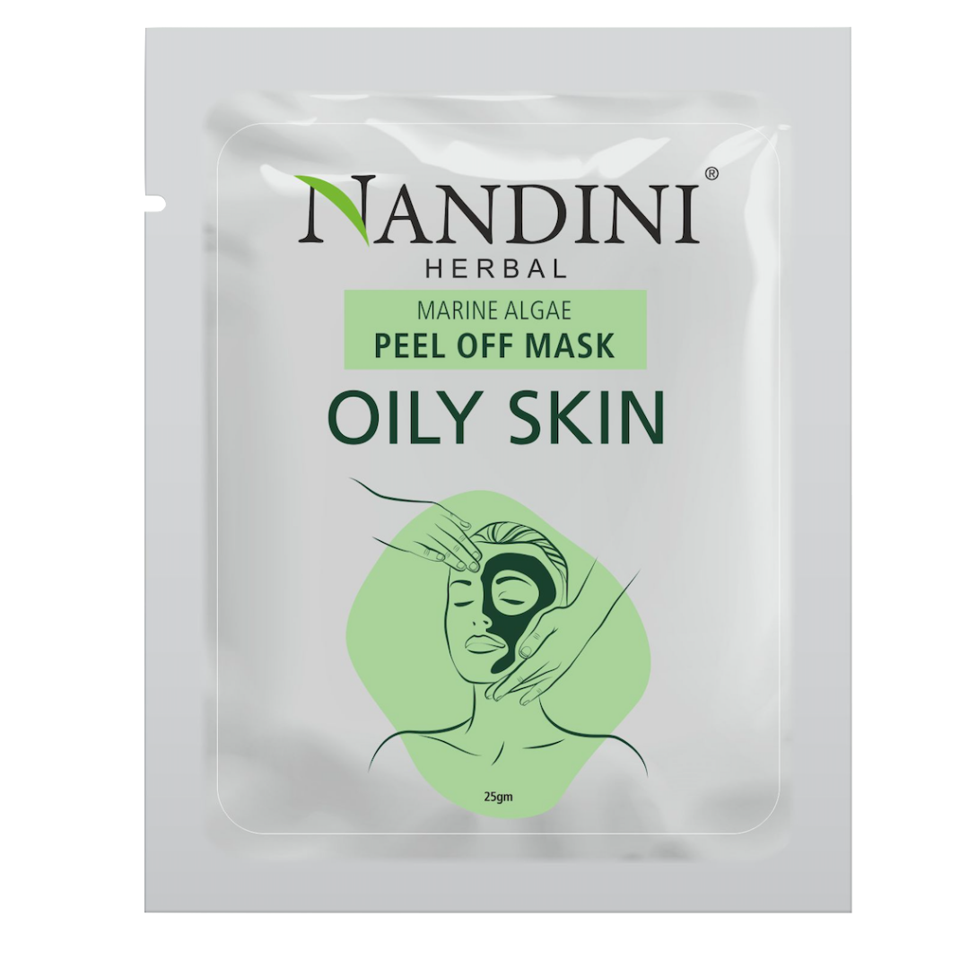 Nandini Herbal Marine Algae Peel Of Mask, For Oily Skin
