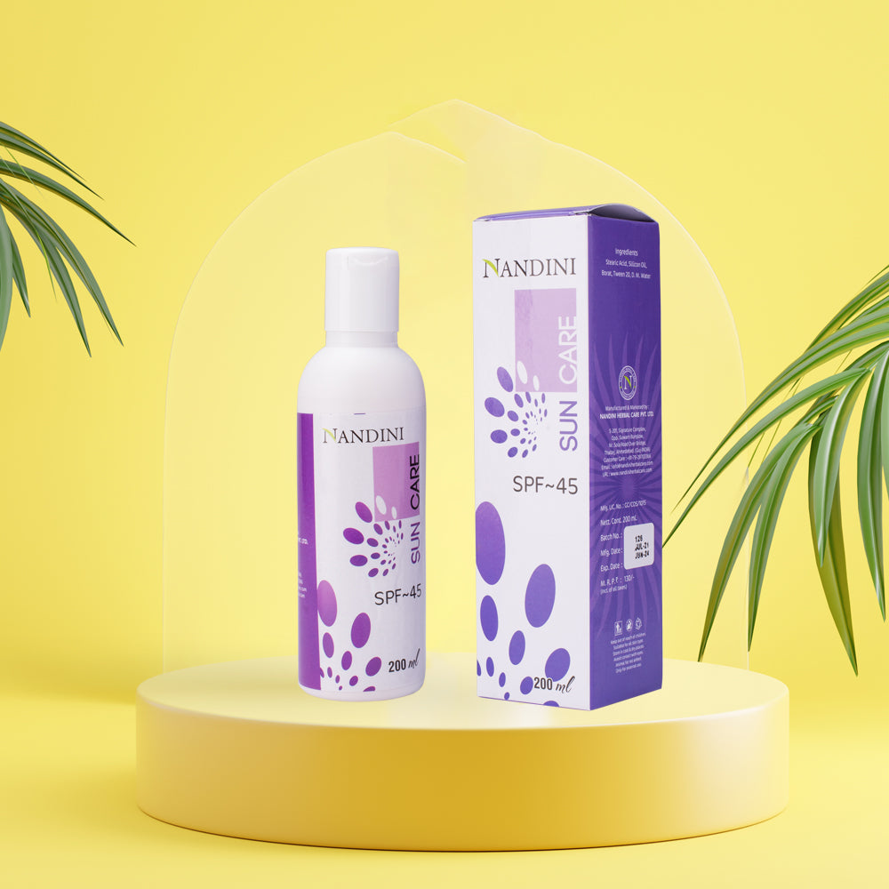 Nandini Herbal Sunscreen Lotion SPF 45 - 200ML