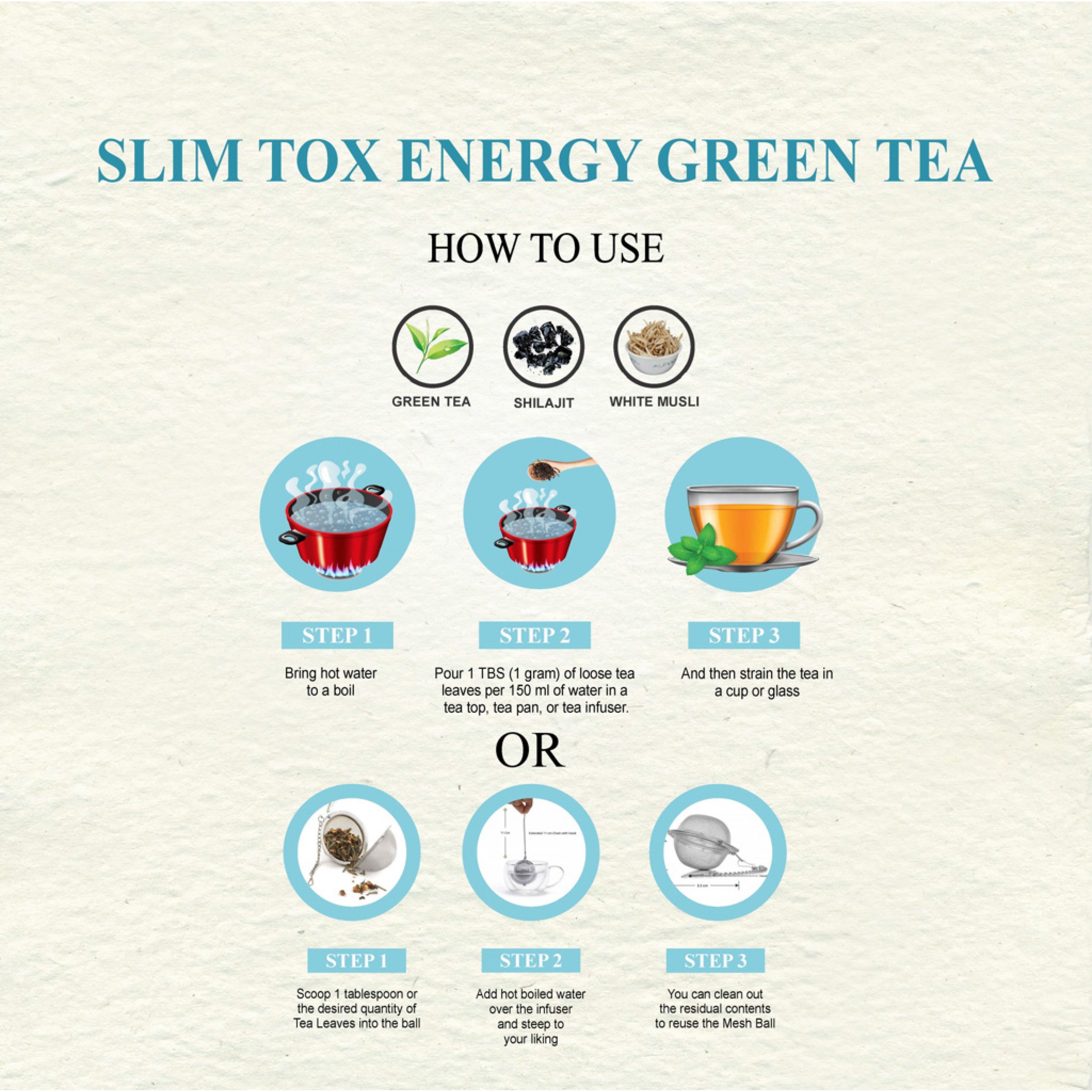 Love Earth Slim Tox Energy - Organic Green Tea - 30gms