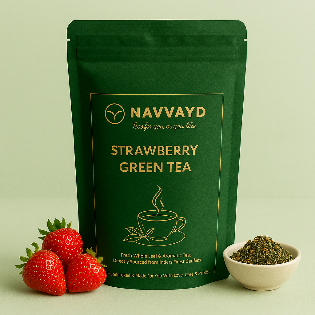 Navvayd Strawberry Green Tea - 100 gms