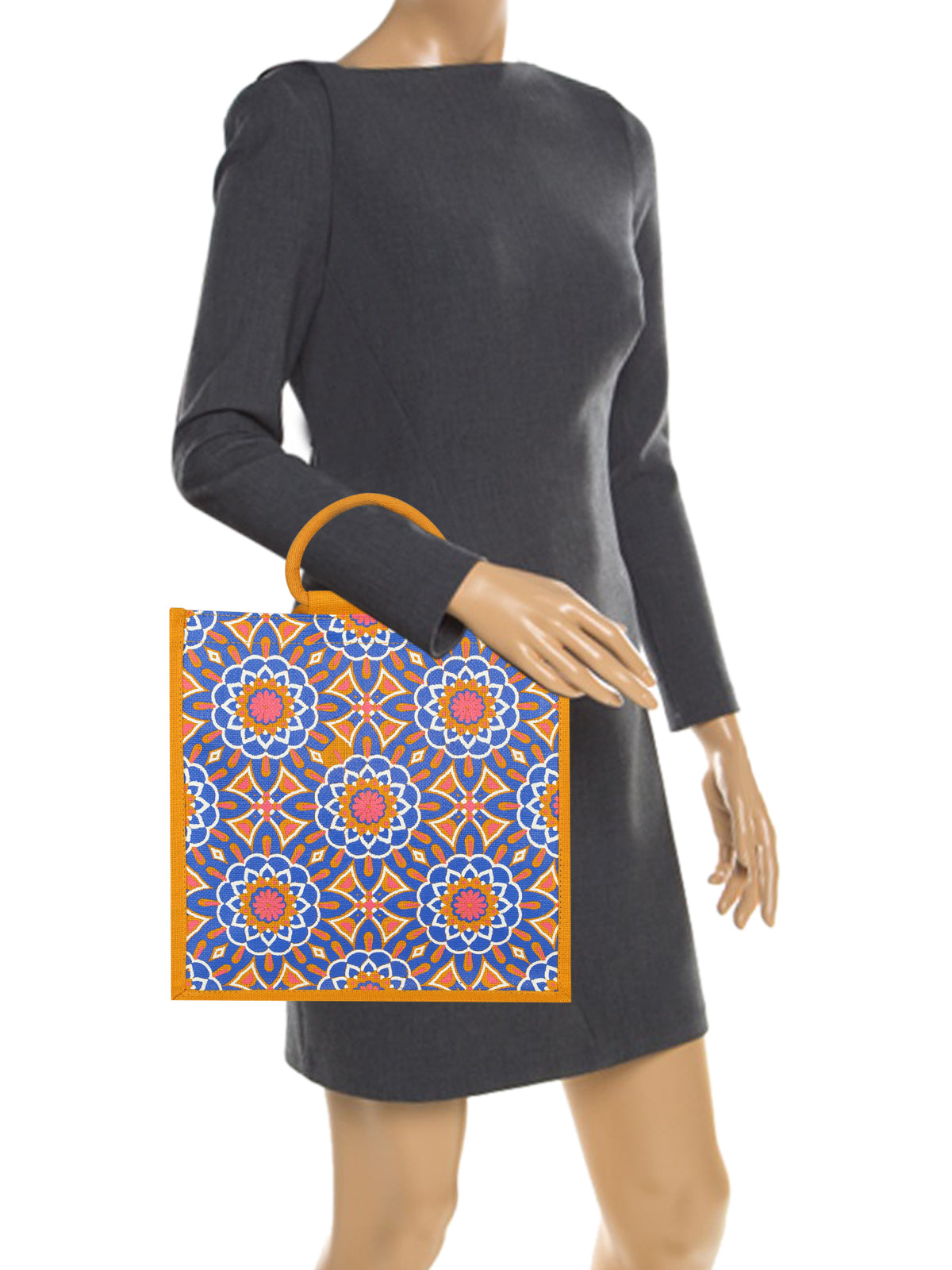 Jute Cottage Mughal Print Zipper