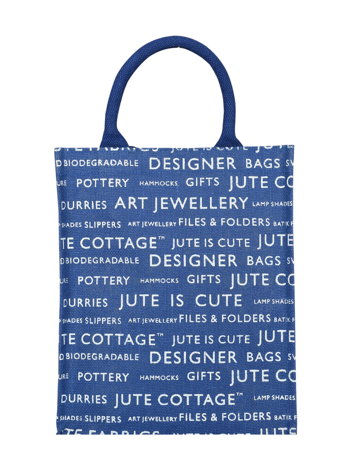 Jute Cottage Printed Zipper Lunch Bag