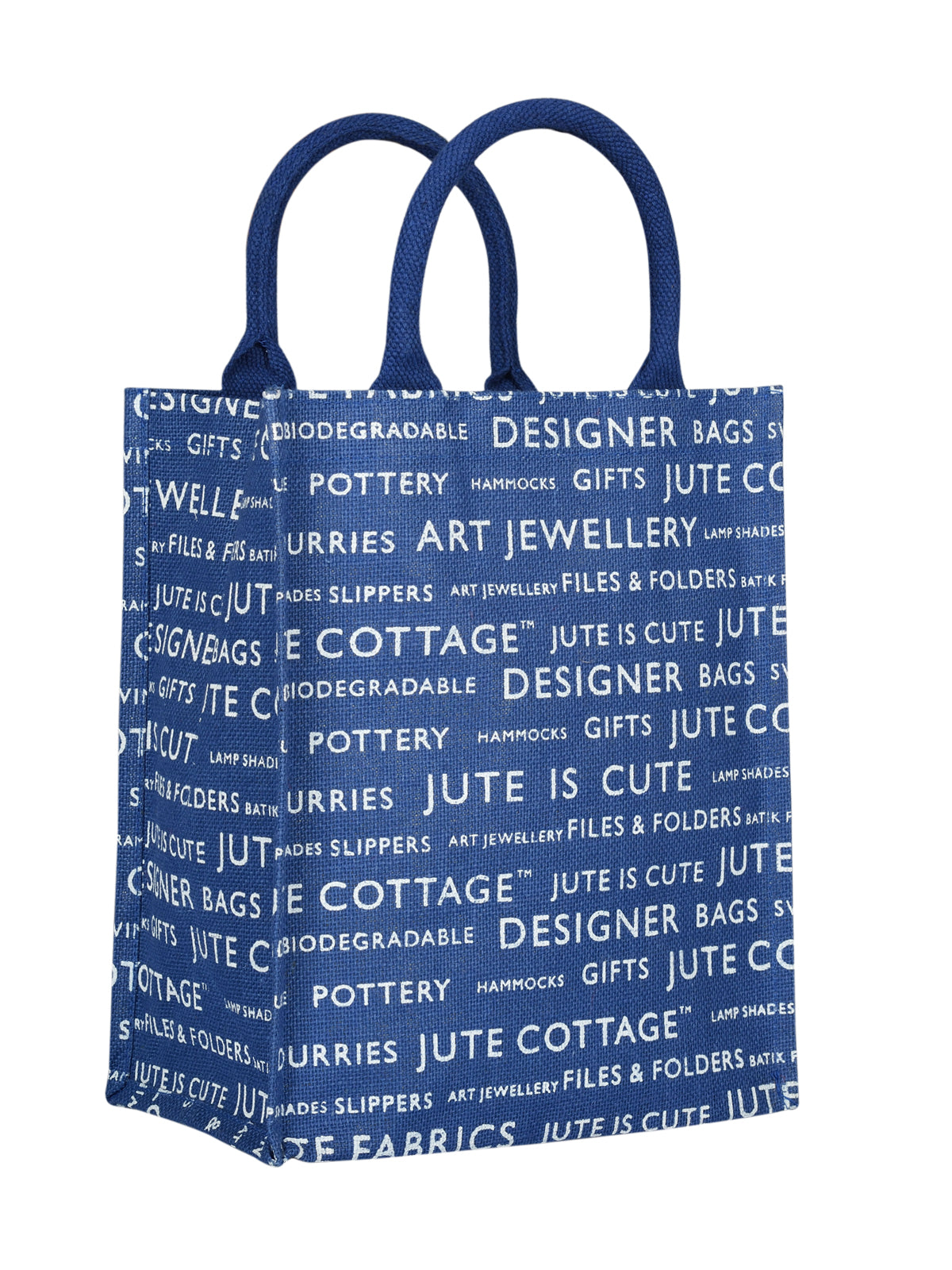 Jute Cottage Printed Zipper Lunch Bag