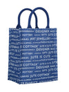 Jute Cottage Printed Zipper Lunch Bag