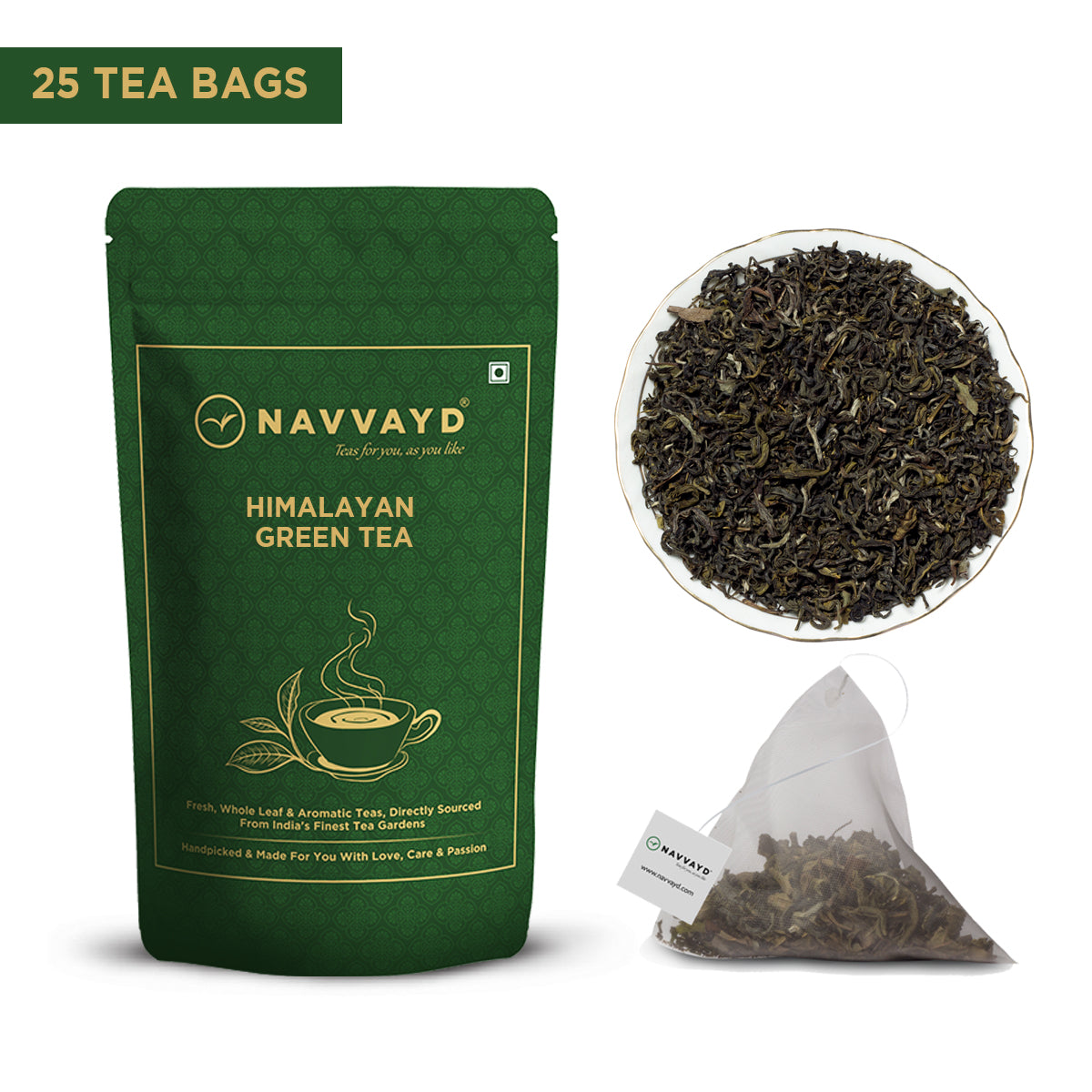 Navvayd Himalayan Green Tea - 100 gms
