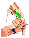 TodFod Wooden Self-Building Ball Shooter Archery Toy