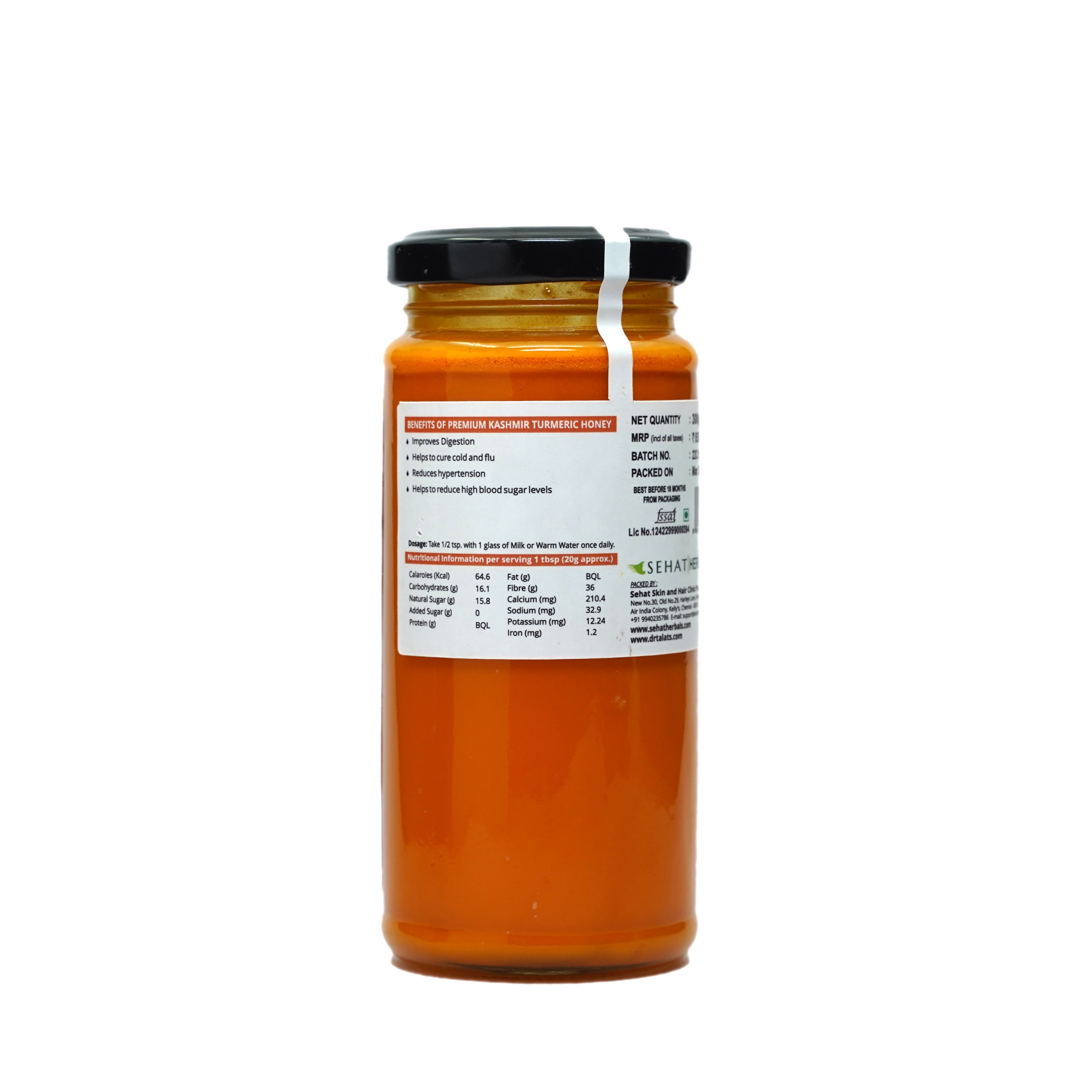 Dr. Talat's Premium Kashmir Turmeric Honey