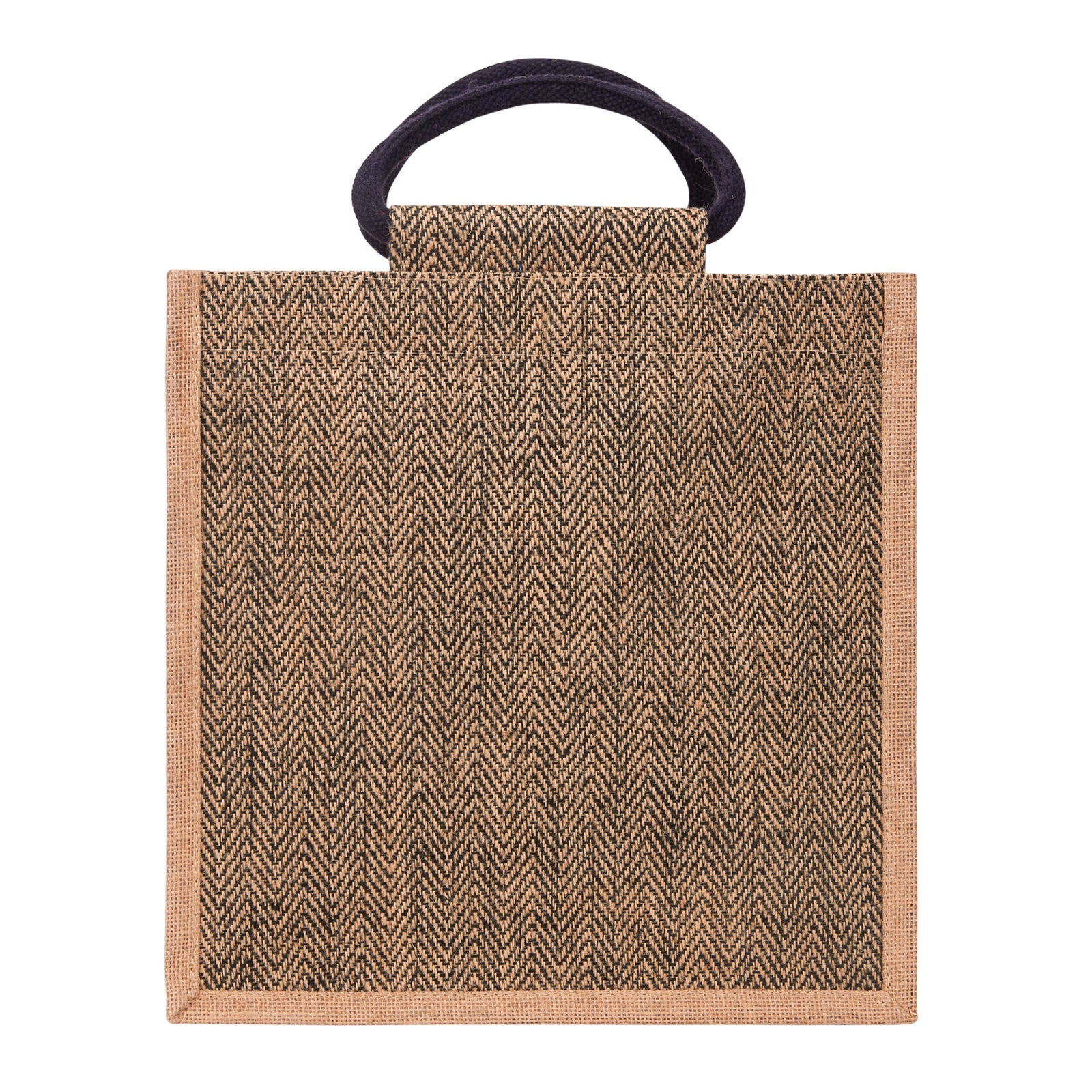 Jute Cottage Herringbone Jute Lunch Zipper