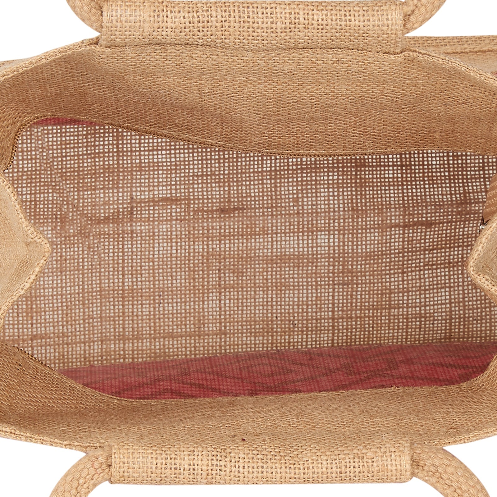 Jute Cottage Taper Zipper Lunch Bag