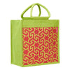 Jute Cottage Geometric Motif Print Lunch Zipper